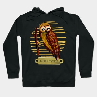 The Hermit IX Tarot Card Hoodie